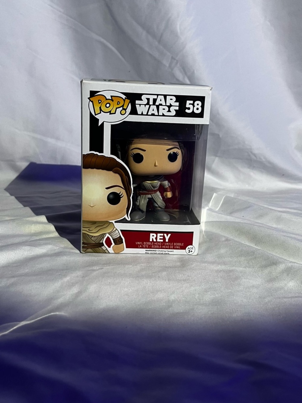 Funko Pop! Star Wars Rey - White, Red, Brown